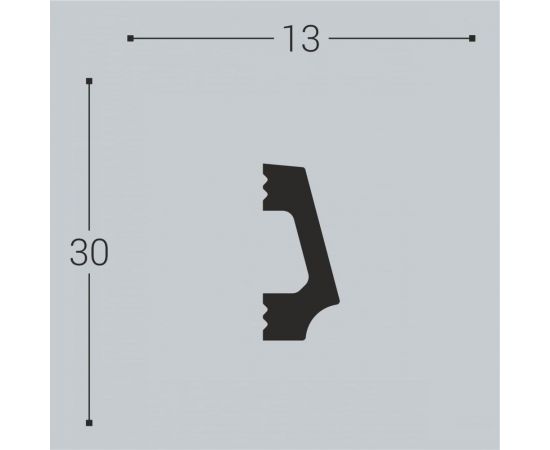 Молдинг bello deco XPS М 16 30x13 мм 00-00104187 – изображение 3
