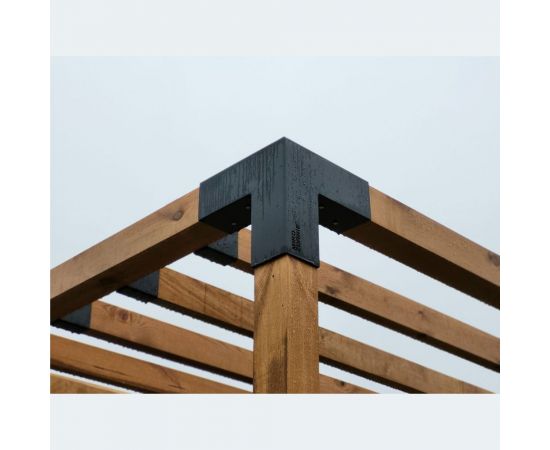 Крепеж для беседки MIROZDANIE TRIO графит, 2 шт. 1002 – изображение 4