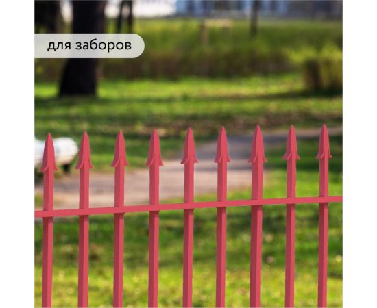 Быстросохнущая грунт-эмаль по металлу Elcon (3 в 1 по ржавчине; матовая; красная; 2 кг) 00-00462664 – изображение 6