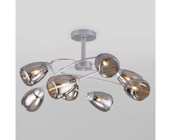 Eurosvet 30168 8 потолочный светильник матовое серебро a047261 