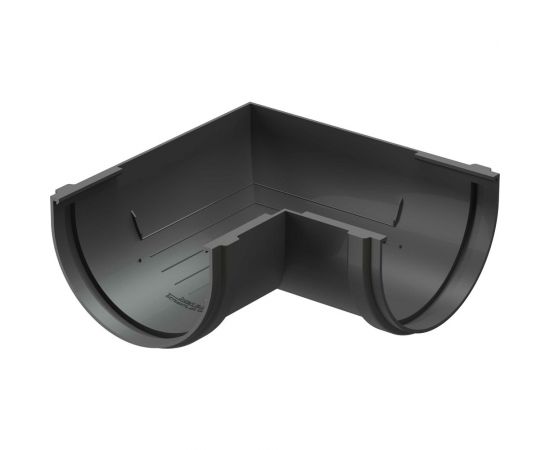 Угловой элемент DOCKE STANDARD (120 мм; 90 градусов; серый 7024) PVTJ-1045 