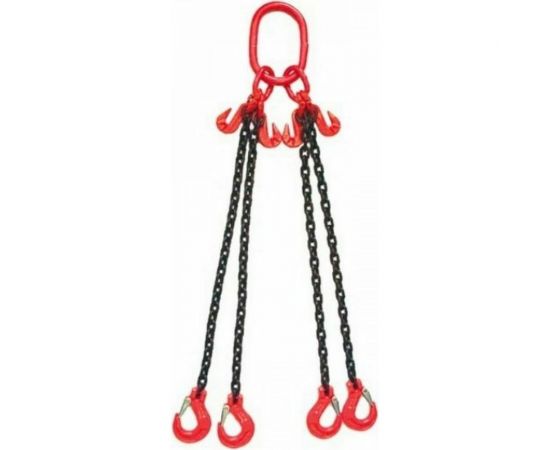 Цепной четырехветвевой строп с крюками укоротителями ООО КанТраст 4СЦ 5,3/4000 4STS5304000R 