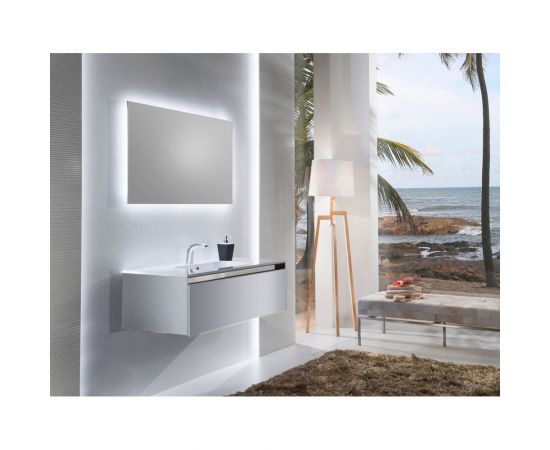 SANVIT Тумба подв КУБЭ - 60 - 1 белый гл kkube1060w 