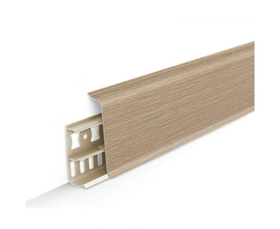 Напольный плинтус DECONIKA (55 мм; 2,2 м; 213 дуб северный; 1 шт.) Д-П55 213 ДУБ СЕВ 