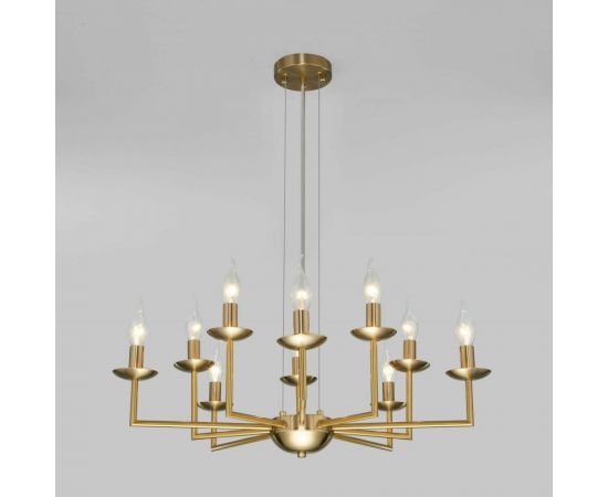 Eurosvet 60150 10 подвесной светильник латунь a058516 