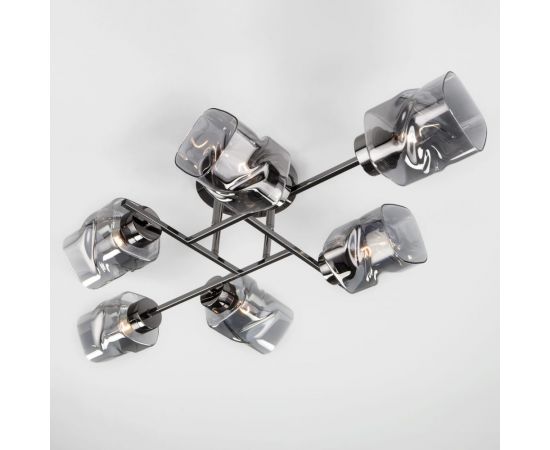 Eurosvet 30165 6 потолочный светильник черный жемчуг a047332 