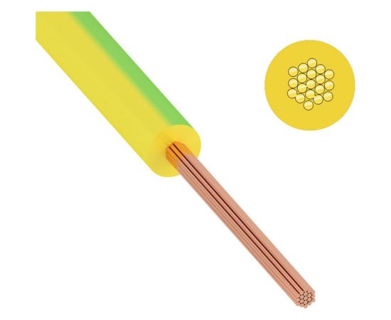 ККЗ Провод ПуГВ, ПВ-3 1 мм? 1000 м ж/з ГОСТ 01-8617-3 