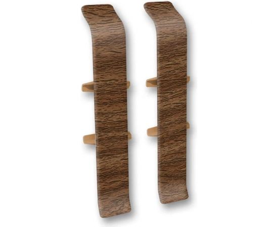 Соединитель для плинтуса DECONIKA (85 мм; 291 Орех; 2 шт.) Д-П85-С-Ф2 291 ОРХ 