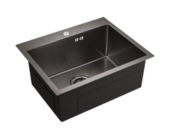 EMAR Мойка универсального монтажа EMB-115 PVD Nano Dark 