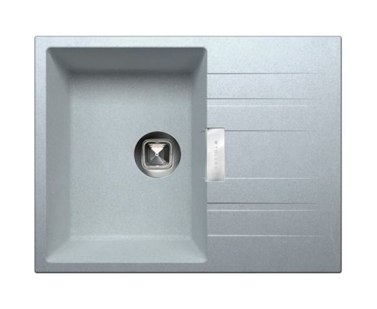 Tolero Кухонная мойка кварцевая, цвет серый металлик TL-650 №001 