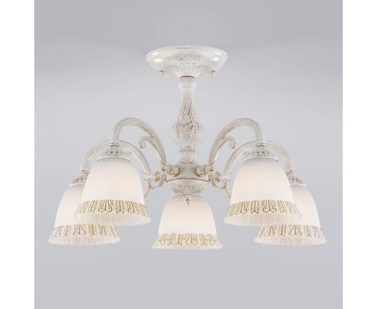 Eurosvet 60107 5 потолочный светильник белый с золотом a045771 