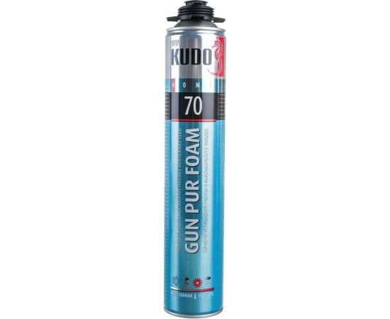 Полиуретановая профессиональная монтажная пена KUDO НОМЕ 70 (всесезонная; 1000 мл) KUPHP10U70 