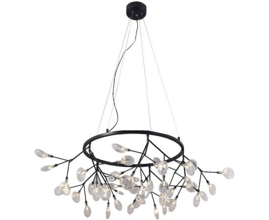 Crystal Lux Подвесная светодиодная люстра Evita SP45 D BLack/Transparent 