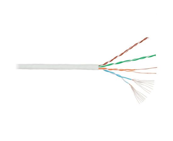 NIKOMAX Кабель U/UTP 4 пары, Кат.5e, многожильный, медный, 7х0,192мм, светло-серый, 305м NKL 4000C-GY 