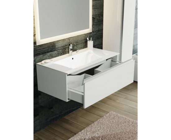 SANVIT Тумба Авеню-1 100 белый гл kavenu1100w – изображение 2