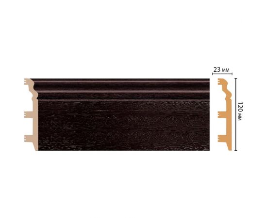 Плинтус напольный Decomaster 120x23x2400 мм D233-433 ДМ – изображение 2