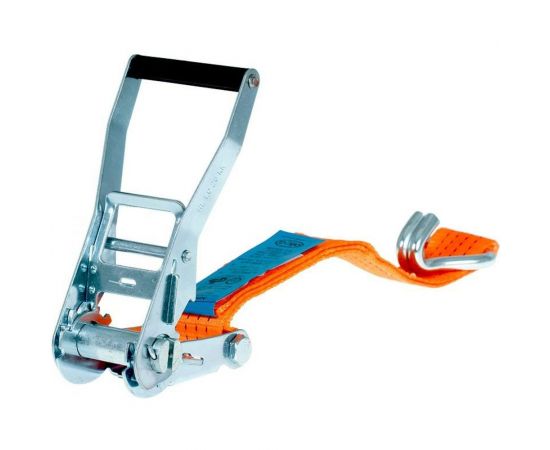 Ремень для крепления грузов с храповым механизмом Alca 8 м, 4 т, 50 мм, оранжевый 406400 – изображение 2