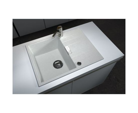 Tolero Кухонная мойка кварцевая, цвет серый металлик TL-650 №001 – изображение 3