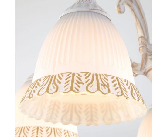 Eurosvet 60107 5 потолочный светильник белый с золотом a045771 – изображение 4