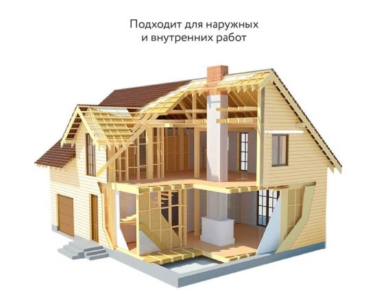 Акриловый лак Elcon для дерева, кирпича, бетона, срок защиты - до 10 лет, 0.9 л 00-00462956 – изображение 4