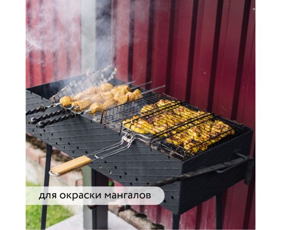 Термостойкая эмаль Elcon Max Therm черная, 500 градусов, 0,8 кг 00-00002880 – изображение 8