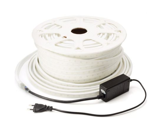 OGM Светодиодная лента 220В, 12Вт/м, smd5050, 60д/м, IP65, 600Лм/м, размер 16х8мм, 50м, RGB/SL-64 