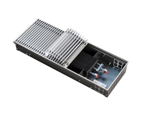 TECHNO Встраиваемый внутрипольный конвектор с решеткой Power KVZ 150-65-1100 RH07000029 