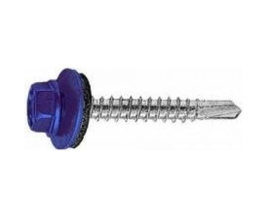 Kenner Cаморез кровельный 4,8x35 RAL5010, синий 3000шт ск355010 