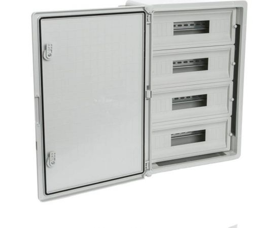 Plastim Пластиковый распределительный щит для настенного монтажа, IP65, непрозрачная дверца PP3108 