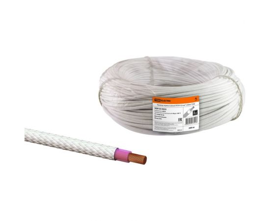 TDM Провод термостойкий РКГМ 4,0 мм? 200м SQ0122-0033 