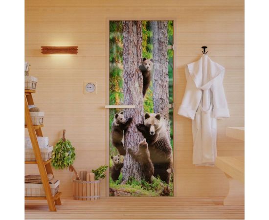 DoorWood Дверь для бани "Фотопечать рисунок А064". 1900х700 мм УТ-00011465 – изображение 2