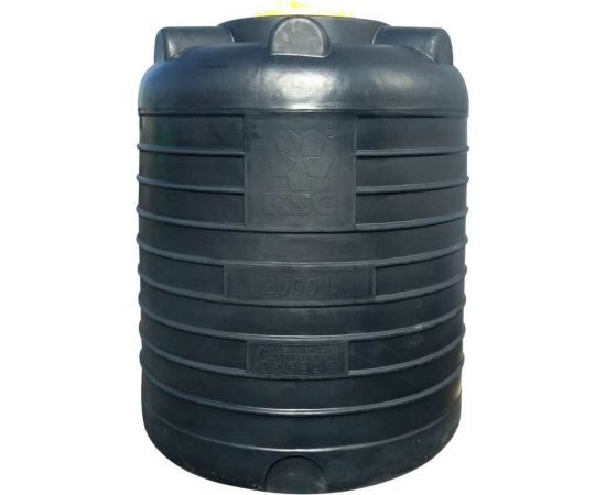 KSC Ёмкость цилиндрическая вертикальная 2000 л. чёрная КSC-C-BLACK-2000 – изображение 2