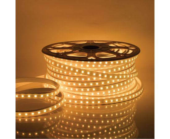 OGM Светодиодная лента 220В, 12Вт/м, smd5050, 60д/м, IP65, 600Лм/м, размер 16х8мм, 50м, RGB/SL-64 – изображение 3