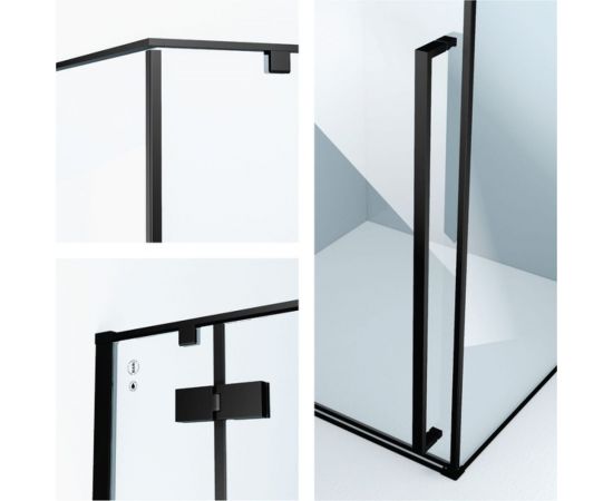 IDDIS Душевое ограждение, черный ал. проф., Slide, SLI6BS0i23 – изображение 3