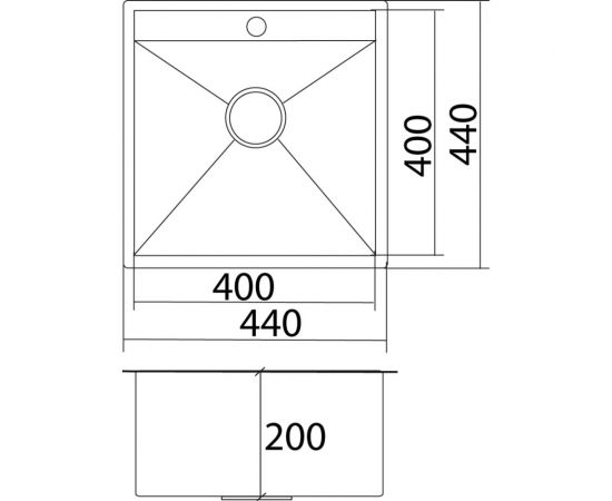 Oulin Мойка универсального монтажа OL-F121X – изображение 3
