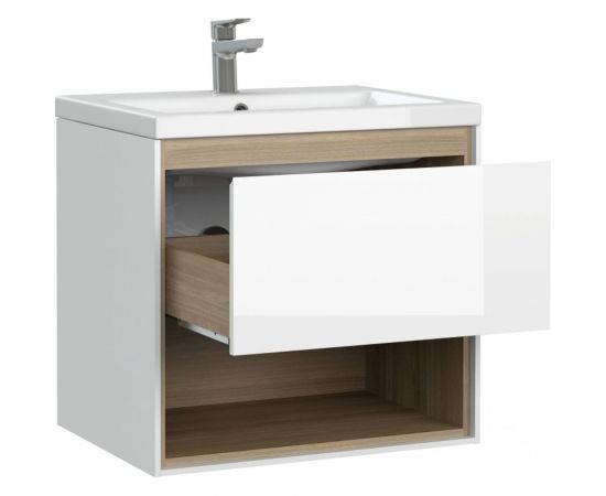 Cersanit Тумба п/раковину LOUNA для COMO 60 подвесная белый SP-SZ-LOU-CO60/Wh – изображение 3