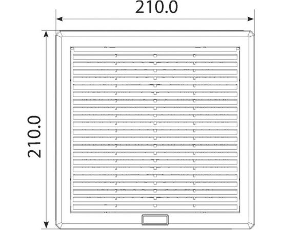 Plastim Вентилятор с фильтром PTF3000, 175м3/ч. 230В АС, IP54 PTF3000 – изображение 4