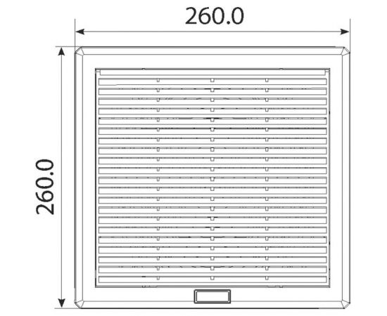Plastim Вентилятор с фильтром PTF2500, 115м3/ч. 230В АС, IP54 PTF2500 – изображение 4