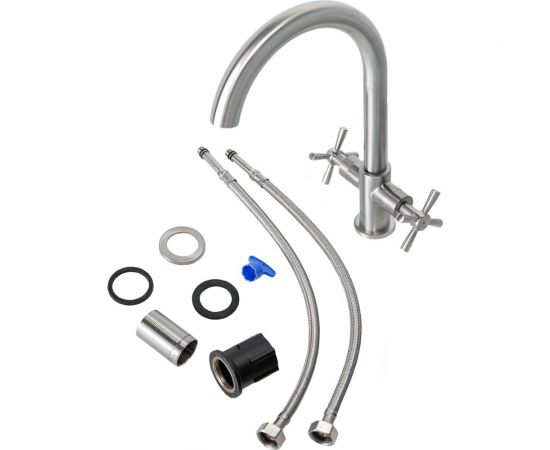 Orange Mia M34-821ni смеситель для раковины, никель – изображение 4