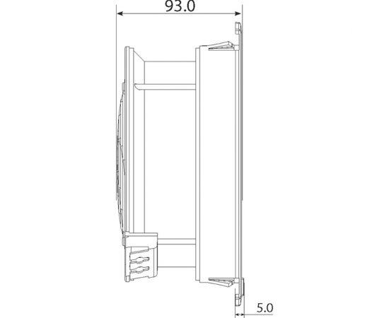 Plastim Вентилятор с фильтром PTF3000, 175м3/ч. 230В АС, IP54 PTF3000 – изображение 5