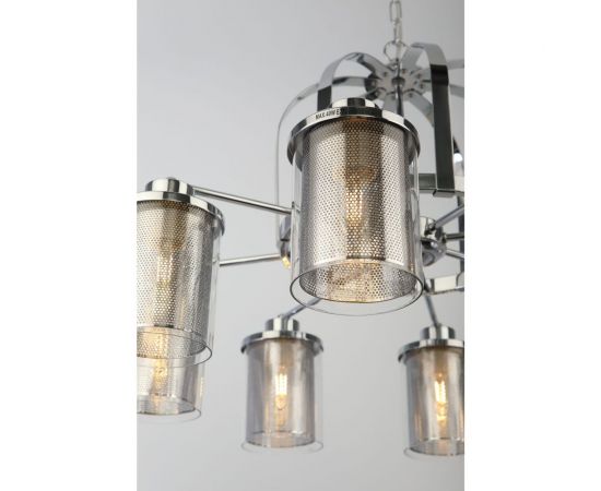 Rivoli Подвес Adriana P8 Хром 8хE27 40W 10 Б0047318 – изображение 5