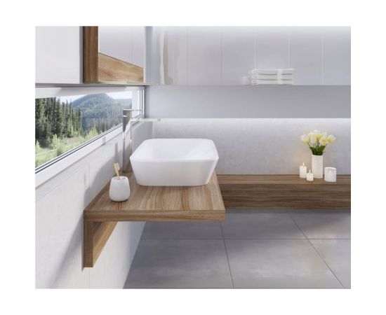 RAVAK Умывальник CERAMIC 600 R белый XJX01160002 – изображение 5