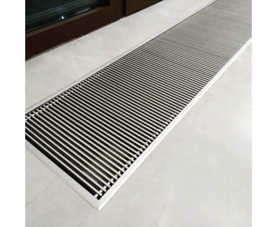 TECHNO Встраиваемый внутрипольный конвектор с решеткой Usual KVZ 200-85-2200 RH07000181 – изображение 8