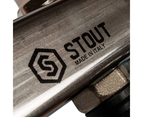 STOUT Коллектор из нержавеющей стали с расходомерами, с клапаном вып. воздуха и сливом 5 вых. SMS-0927-000005 RG008Q1TNMQ4N7 – изображение 8