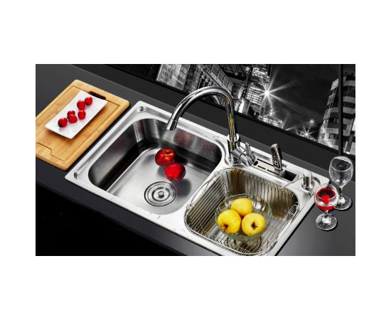 Oulin Мойка кухонная врезная OL-H9910 – изображение 8