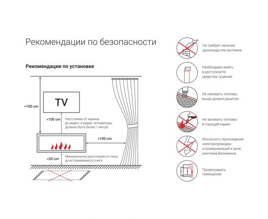 Lux Fire Встроенный биокамин Кабинет 1130 S ВБКК-1130S – изображение 9