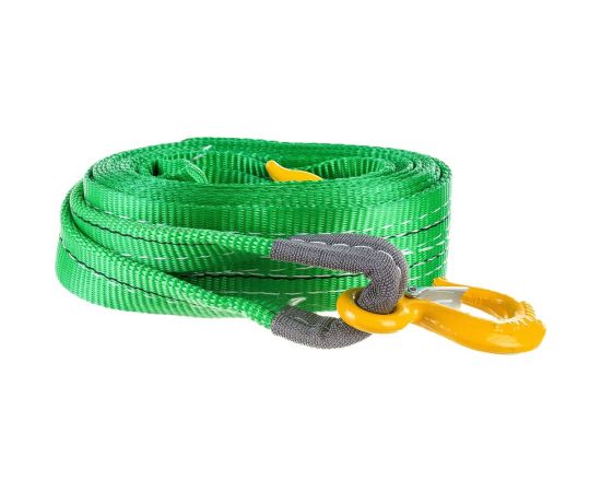 Буксировочный трос АвтоDело крюк-крюк, лента 6 м, 13 т 44514 14792 