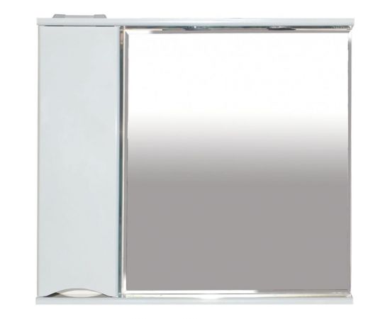 Misty Элвис - 85 Зеркало-шкаф лев. свет белая эмаль П-Элв-01085-011Л 