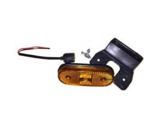 Габаритный фонарь ДАЛИ-авто 150 с кронштейном и проводом, желтый 150.3716-00-2 DA-01774 