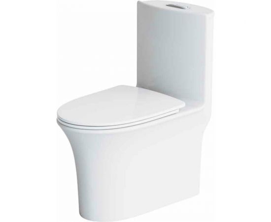 EVA GOLD Монолит SM9612, безободковый, тонкое сиденье ДП с быстрым съёмом УТ-00002052 